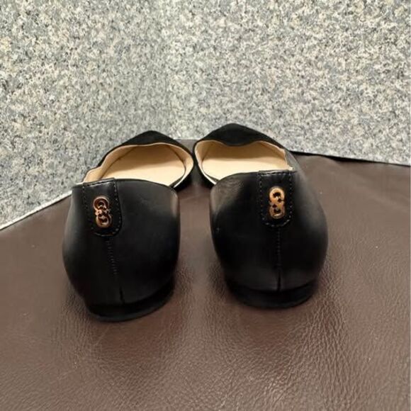 Cole Haan Black D’Orsay Flats Black Leather Women’s Size 7 - Picture 3 of 5
